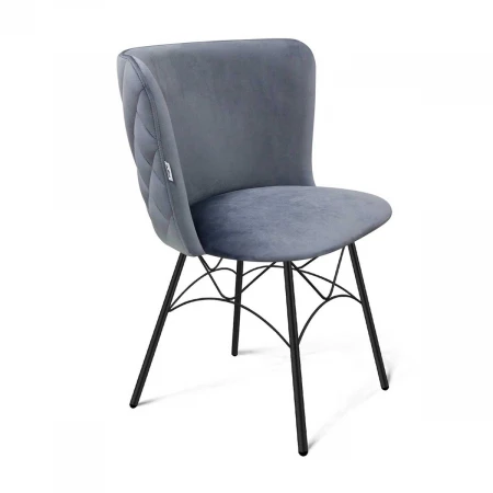 Кухонный стул Sheffilton SHT-ST36-3/S107 нейтральный серый/чёрный муар 9834564501