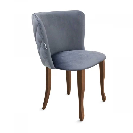 Кухонный стул Sheffilton SHT-ST36-3/S122 нейтральный серый/темный орех/черный муар 9045635401