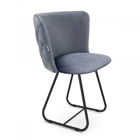 Кухонный стул Sheffilton SHT-ST36-3/S38 нейтральный серый/чёрный муар 8945784301