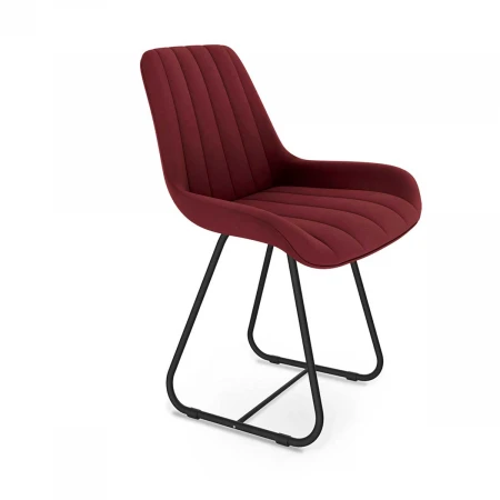 Кухонный стул Sheffilton SHT-ST37/S38 рубиновое вино/черный муар 9023478201
