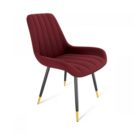 Кухонный стул Sheffilton SHT-ST37/S95-1 рубиновое вино/черный муар/золото 2779297801