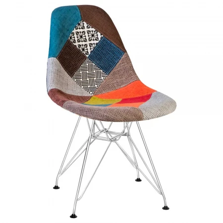 Стул обеденный DOBRIN DSR (ножки хром, цвет мозайка) 638APP-LMZL DSR
