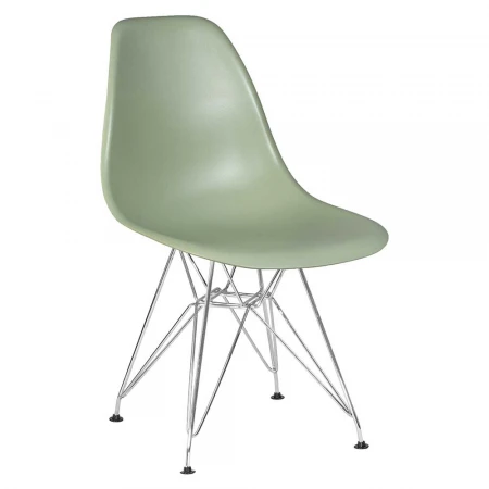 Стул обеденный DOBRIN DSR (ножки хром, цвет мятный (NX-G-09)) 638APP-LMZL DSR