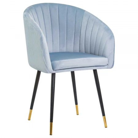Стул обеденный DOBRIN MARY (серо-голубой велюр (1922-6)) 7305-LM MARY