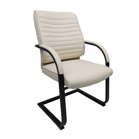 Офисный стул AksHome Augusto кремовый + черный 87591