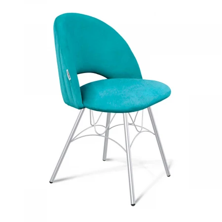 Офисный стул Sheffilton SHT-ST34-1/S107 голубая пастель/хром лак 4673798001