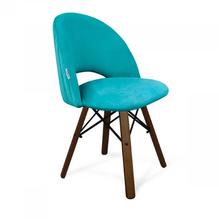 Офисный стул Sheffilton SHT-ST34-1/S70 голубая пастель/темный орех\черный 9409083902