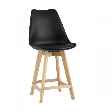 Полубарный стул Stool Group Frankfurt черный Y815A-65CM black