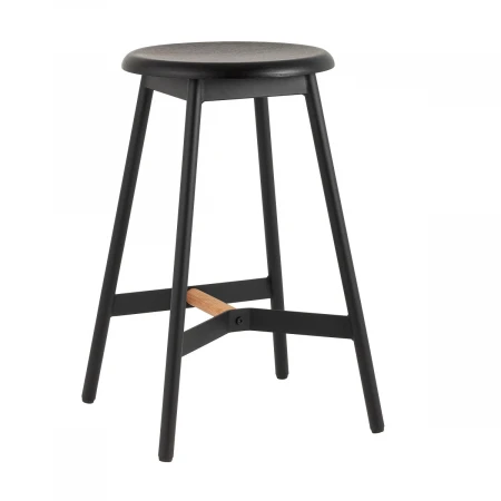 Полубарный стул Stool Group Knobb черный 9117H65 black