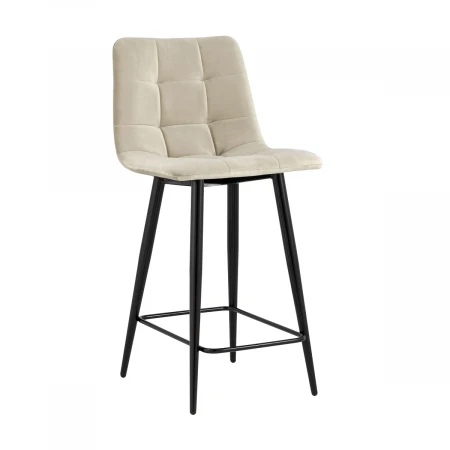 Полубарный стул Stool Group Джанго велюр бежевый vd-django-b5