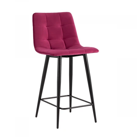 Полубарный стул Stool Group Джанго велюр винный vd-django-b16