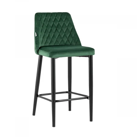 Полубарный стул Stool Group Диего велюр зелёный AV 427-H30-08(PP)