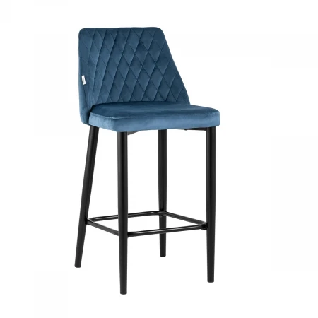 Полубарный стул Stool Group Диего велюр пыльно-синий AV 427-H58-08(PP)