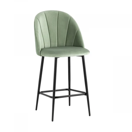 Полубарный стул Stool Group Логан велюр фисташковый AV 413-B18-08(PP)