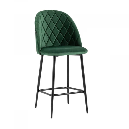 Полубарный стул Stool Group Марсель велюр зеленый AV 408-H30-08(PP)