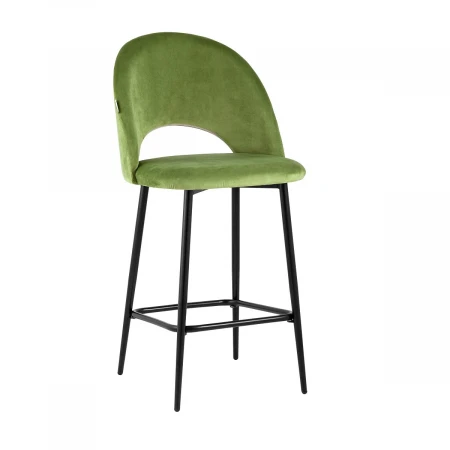 Полубарный стул Stool Group Меган велюр травяной AV 415-H27-08(PP)