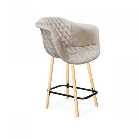 Полубарный стул Sheffilton SHT-ST31-С4/S94-1 лунный камень/прозрачный лак/черный муар 5061424801