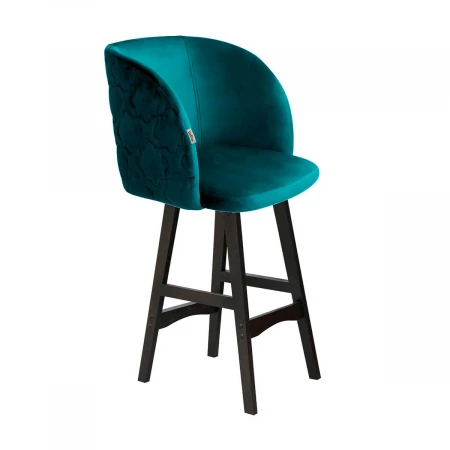 Полубарный стул Sheffilton SHT-ST33-1/S65-1 альпийский бирюзовый/венге 8892273301
