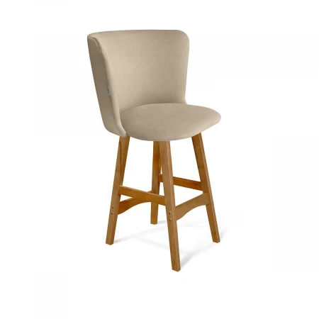 Полубарный стул Sheffilton SHT-ST36/S65-1 ванильный лак/светлый орех 5453353901