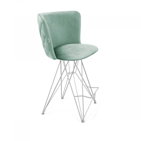 Полубарный стул Sheffilton SHT-ST36-3/S66-1 нежная мята/хром лак 9224532701