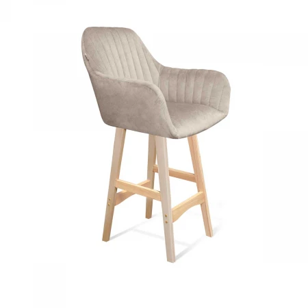 Полубарный стул Sheffilton SHT-ST38-1/S65-1 лунный мрамор/прозрачный лак 5259867302