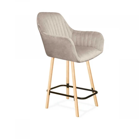 Полубарный стул Sheffilton SHT-ST34/S94-1 лунный мрамор/прозрачный лак/черный муар 4021398702