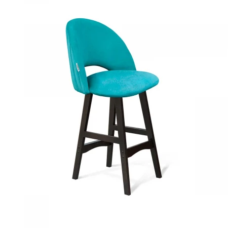 Полубарный стул Sheffilton SHT-ST34-1/S65-1 голубая пастель/венге 5799049303