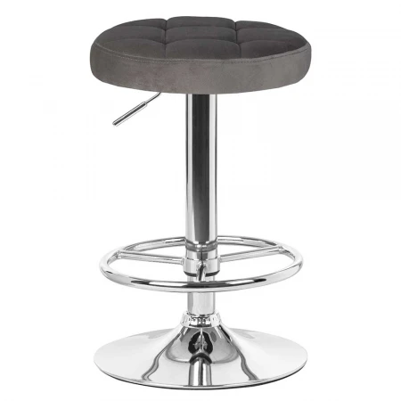 Табурет барный DOBRIN BRUNO (серый велюр (MJ9-75)) 5008-LM BRUNO