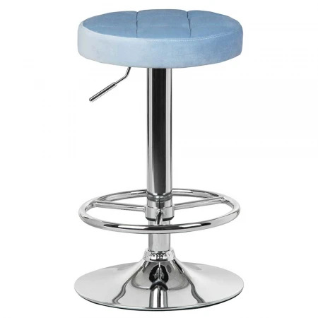 Табурет барный DOBRIN BRUNO (пудрово-голубой велюр (MJ9-74)) 5008-LM BRUNO
