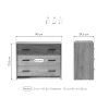 Комод Woodville Taika 499622 Комод Woodville Taika 499622