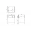 Прикроватная тумба Garda Decor KFC763E7 Прикроватная тумба Garda Decor KFC763E7