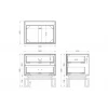 Прикроватная тумба Garda Decor KFG085 Прикроватная тумба Garda Decor KFG085