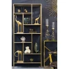 Стеллаж Garda Decor 46AS-SH1452-Gold