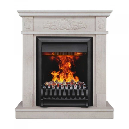 Электрокамин Realflame Adelaida WT с очагом Oregan 3D 343001