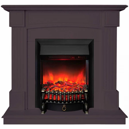 Электрокамин Realflame ANDREA STD GR с очагом Fobos Lux Brass 303354