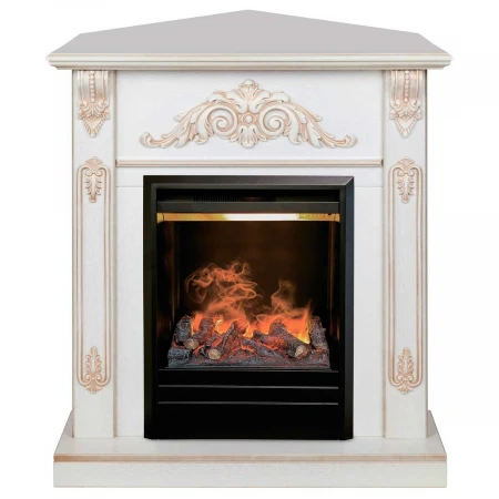 Электрокамин Realflame Anita Corner WT с очагом 3D Olympic 342022