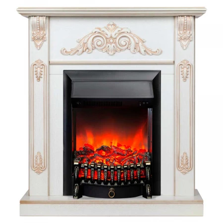 Электрокамин Realflame Anita WT с очагом Fobos Lux Black 301020