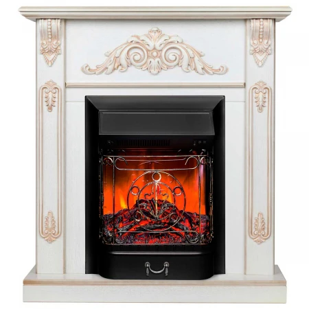 Электрокамин Realflame Anita WT с очагом Majestic Lux Black 304020