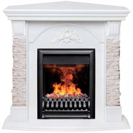 Электрокамин Realflame Athena Corner GR с очагом 3D Oregan 343135