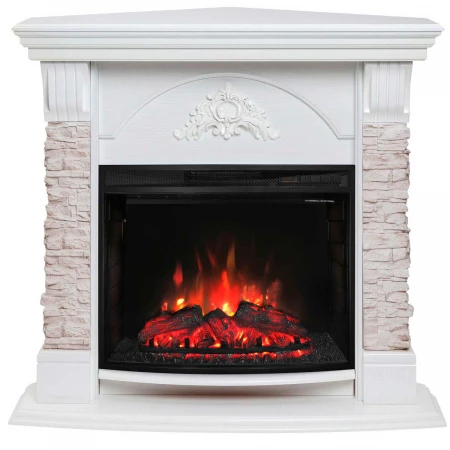 Электрокамин Realflame Athena Corner GR с очагом Evrika 25,5 314135