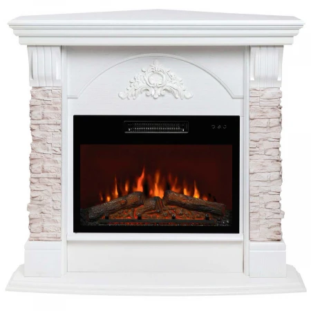 Электрокамин Realflame Athena Corner GR с очагом Kendal 24 310135