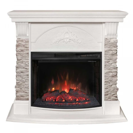 Электрокамин Realflame Athena GR WT с очагом Evrika 25,5 314132