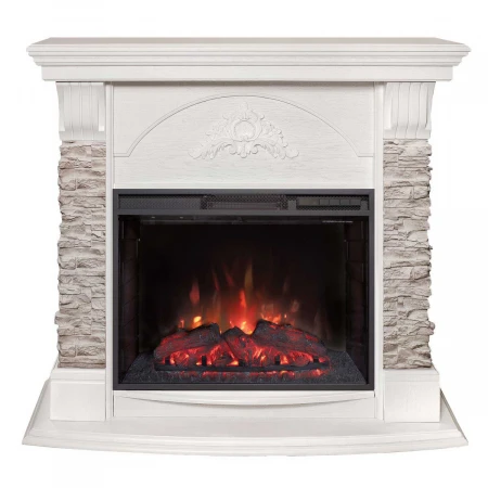 Электрокамин Realflame Athena GR WT с очагом Sparta 25,5 313132