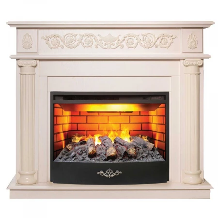 Электрокамин Realflame Attica WT с очагом 3D Firestar 25,5 344047
