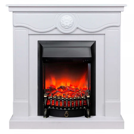 Электрокамин Realflame Aurora WT с очагом Fobos Lux Black 301283