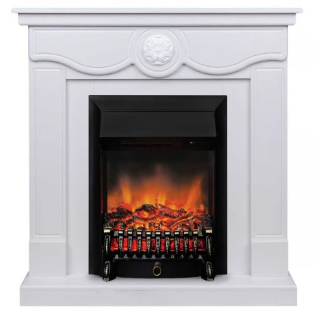 Электрокамин Realflame Aurora WT с очагом Fobos Lux Black RC 302283