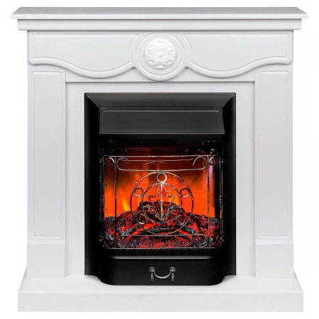 Электрокамин Realflame Aurora WT с очагом Majestic Lux Black 304283