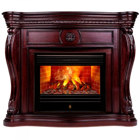 Электрокамин Realflame Barcelona 33 AO с очагом 3D Novara 348119