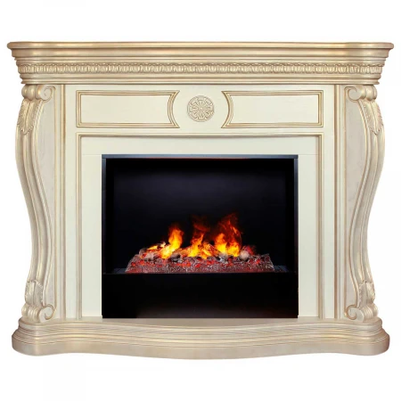 Электрокамин Realflame Barcelona 33 WT с очагом 3D Cassette 630 338120