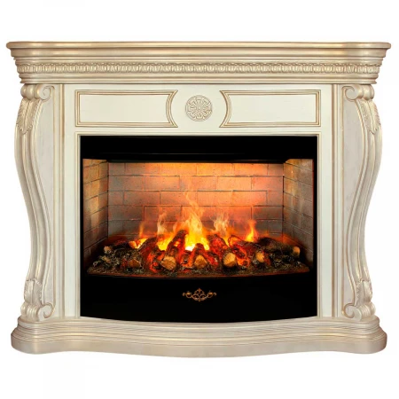 Электрокамин Realflame Barcelona 33 WT с очагом 3D Firestar 33 345120